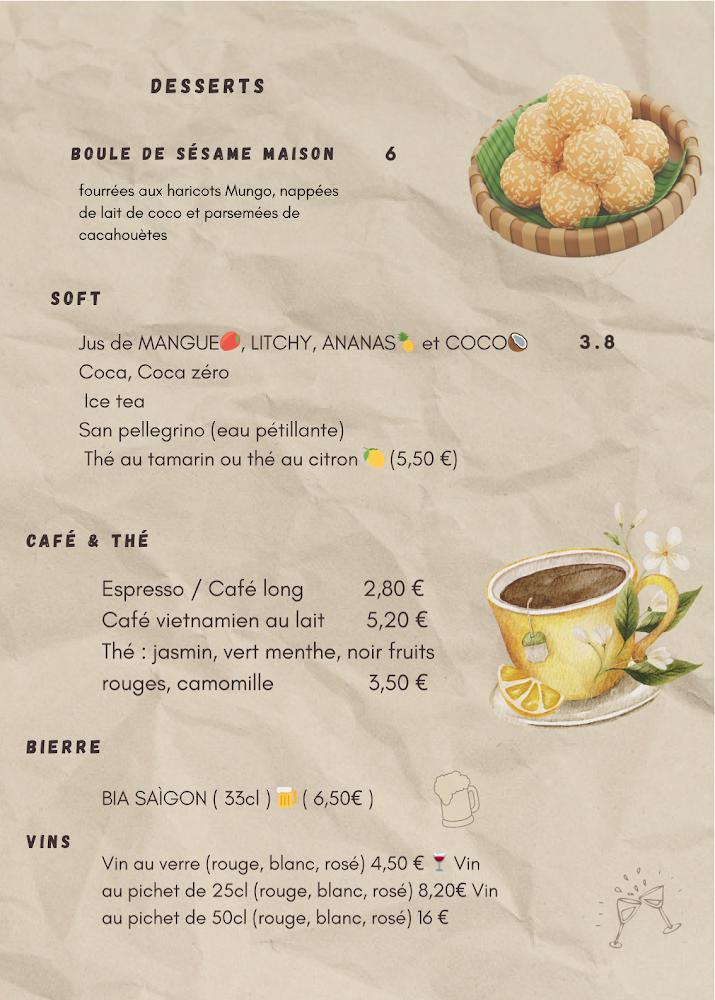 Saigon Vietnam 8ᶱ - Menu Image 4